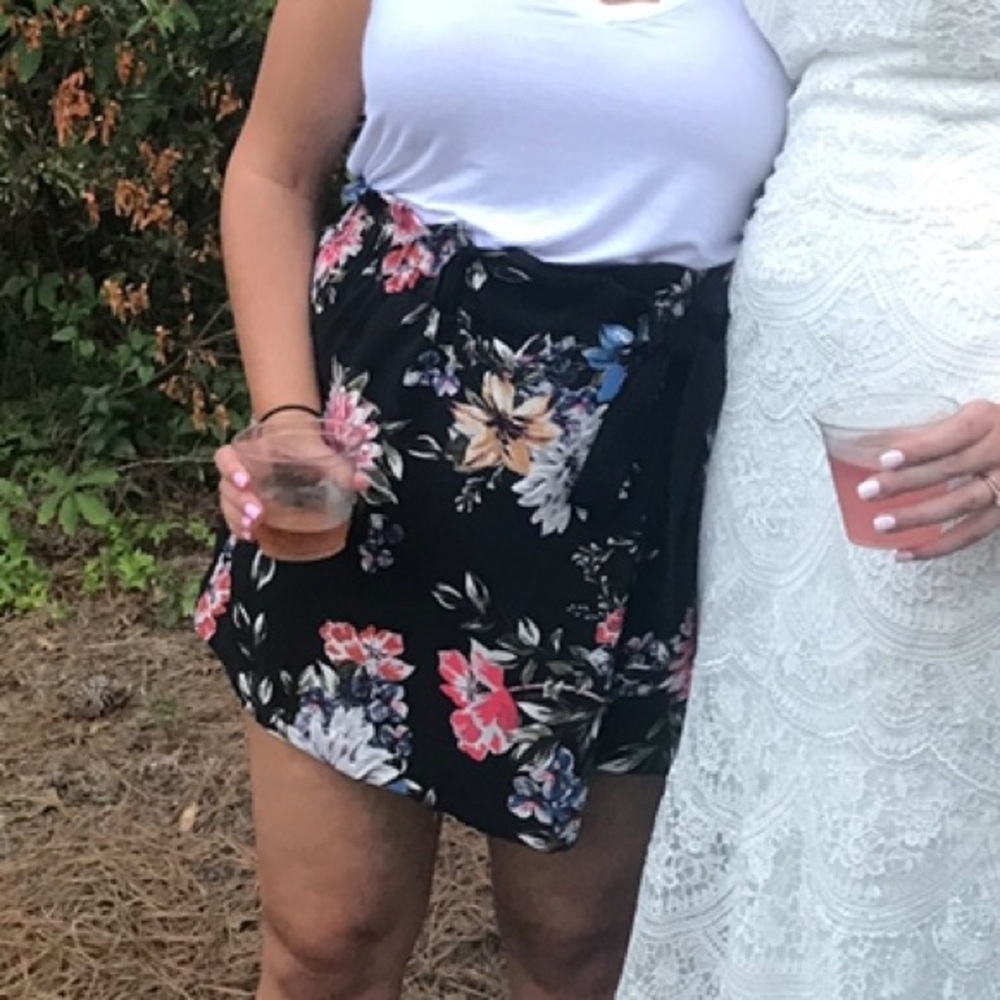 Floral skort